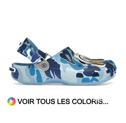 BAPE CLOGS